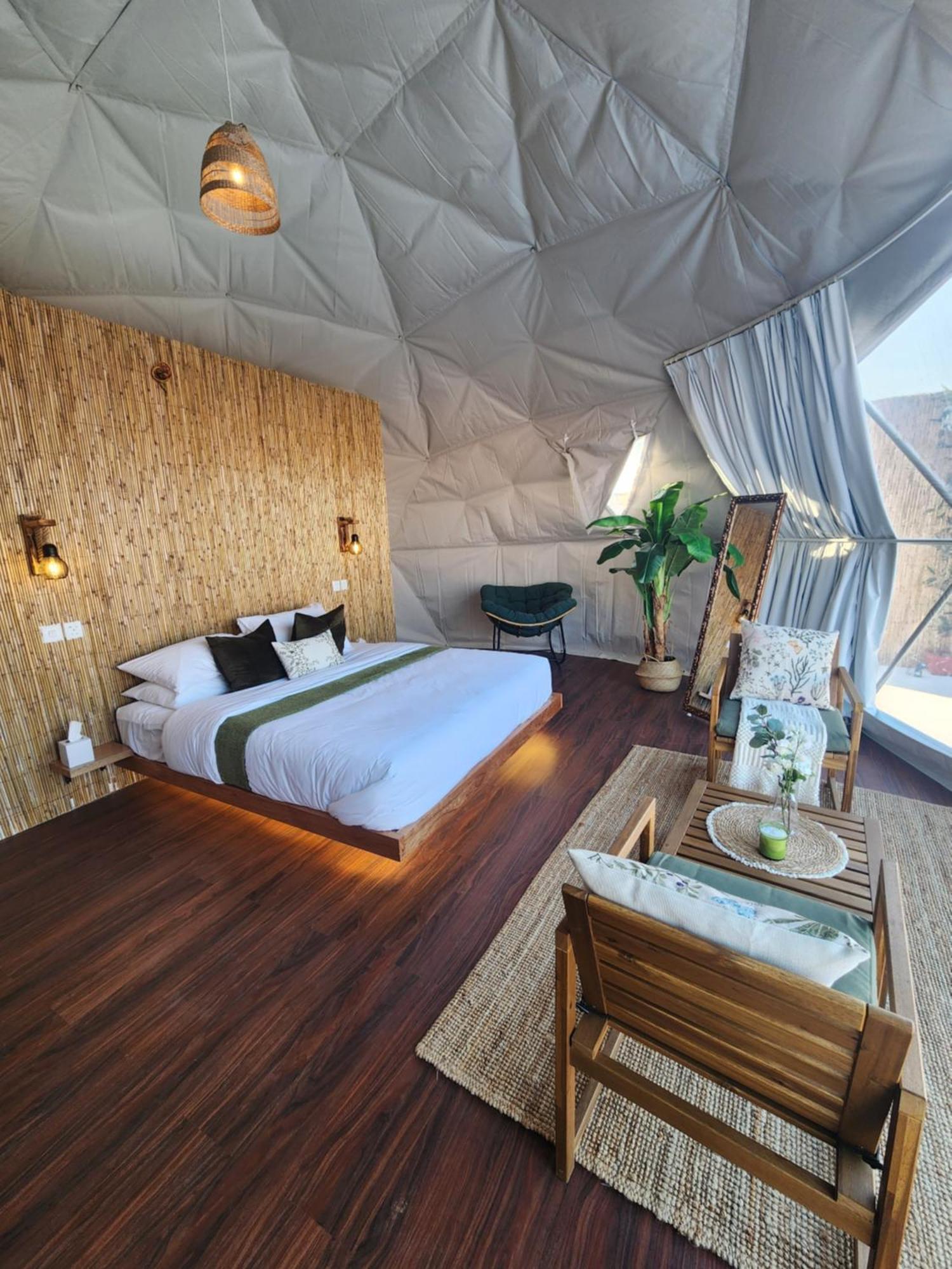 Отель Bubbles Domes Private Cmp Al Wasil Экстерьер фото